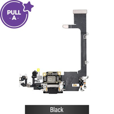 iPhone 11 Pro Charging Port Black Pull A(Super High Quality)