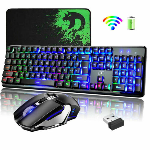 Rechargable Gaming Keyboard + Mouse