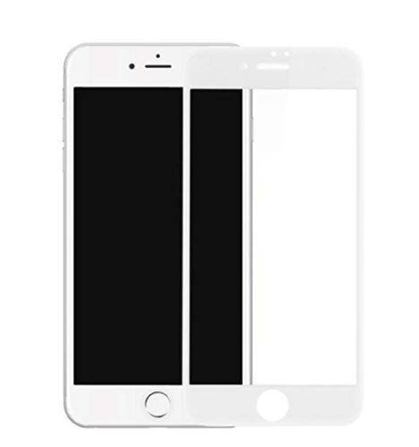 5D Full Coverage TEMPERED GLASS Screen Protector FOR iPhone 6 WHITE