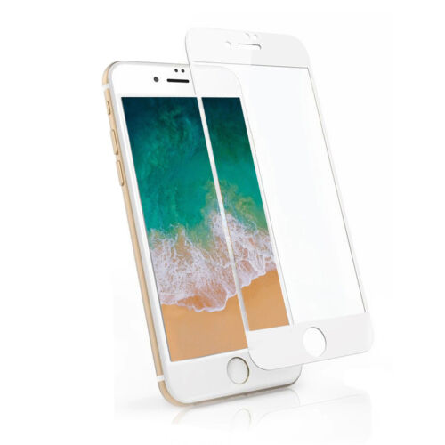 5D Full Coverage TEMPERED GLASS Screen Protector FOR iPhone 6 Plus WHITE