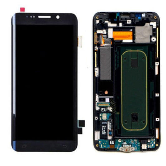 Samsung Galaxy S6 Edge Plus G928F Genuine Original Service Pack Amoled Assembly - Black