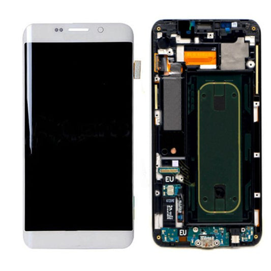 Samsung Galaxy S6 Edge Plus G928F Genuine Original Service Pack Amoled Assembly - White