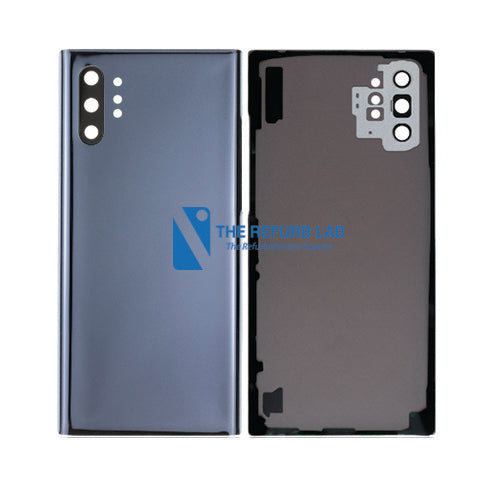 Samsung Galaxy Note 10 Plus Back Glass with Adhesive - Black