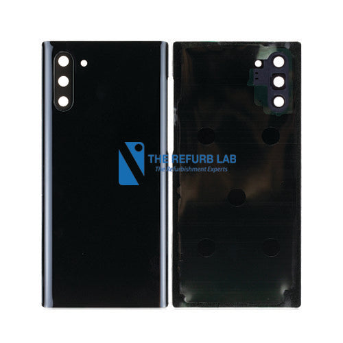Samsung Galaxy Note 10 Back Glass with Adhesive - Black