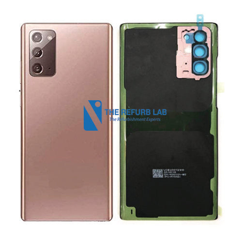 Samsung Galaxy Note 20 Back Glass with Adhesive - Mystic Bronze