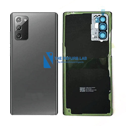 Samsung Galaxy Note 20 Back Glass with Adhesive - Mystic Grey