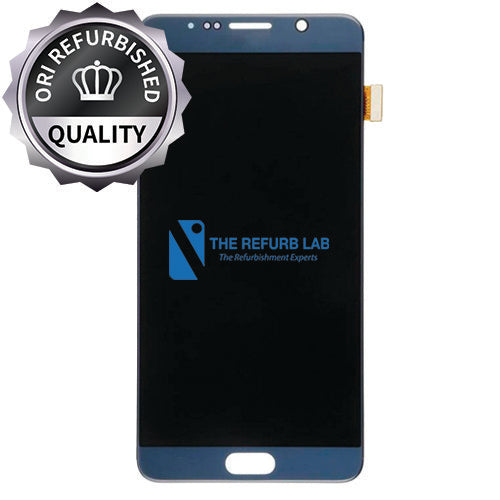 Samsung Galaxy Note 5 Compatible Amoled Assembly Refurbished - Black
