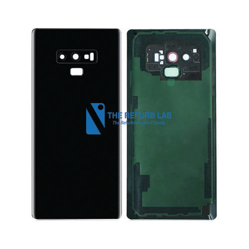 Samsung Galaxy Note 9 Compatible Back Cover with Adhesive - Black