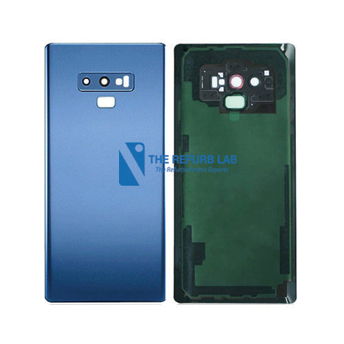 Samsung Galaxy Note 9 Compatible Back Cover with Adhesive - Blue