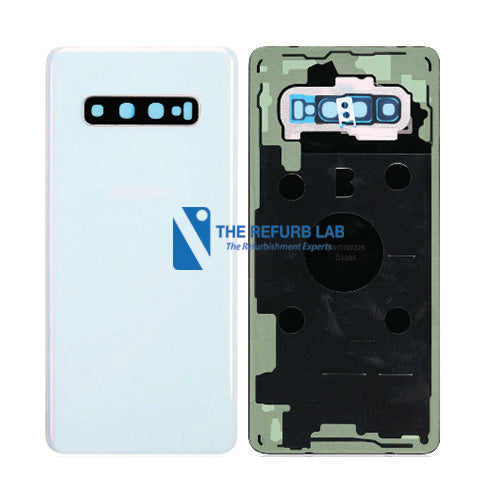 Samsung Galaxy S10 Plus Back Glass with Adhesive - Prism White
