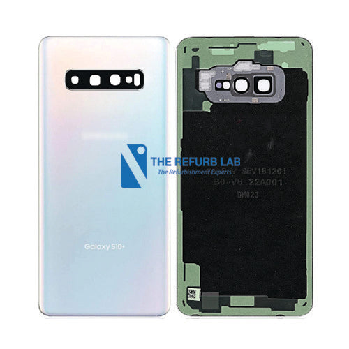 Samsung Galaxy S10 Back Glass with Adhesive - Prism White