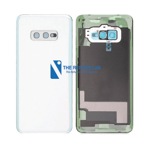 Samsung Galaxy S10E Compatible Back Cover with Adhesive - Ceramic White