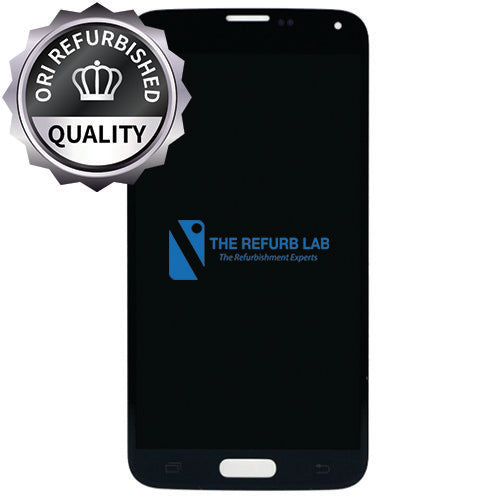 Samsung Galaxy S5 G900 Compatible Amoled Assembly - Refurbished - Black