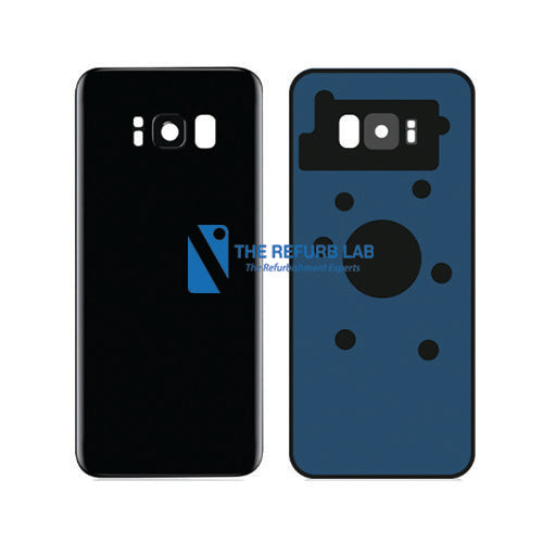 Samsung Galaxy S8 Back Glass Replacement - Black back glass replacement part