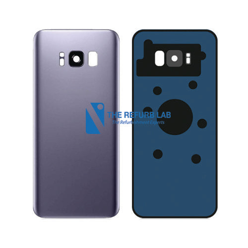 Samsung Galaxy S8 Back Glass with Adhesive - Orchid Grey
