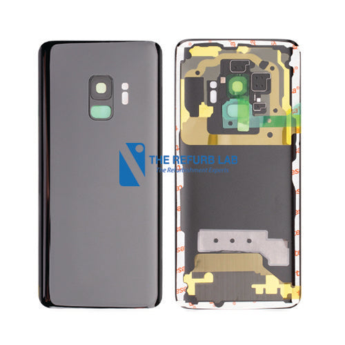 Samsung Galaxy S9 Back Glass Replacement - Black back glass replacement part