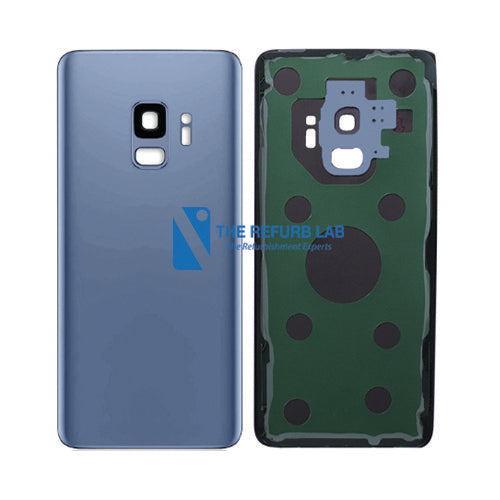 Samsung Galaxy S9 Back Glass with Adhesive - Blue