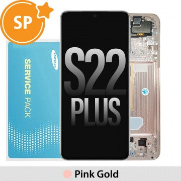 Samsung Galaxy S22 Plus Service Pack with Screen - Pink Gold