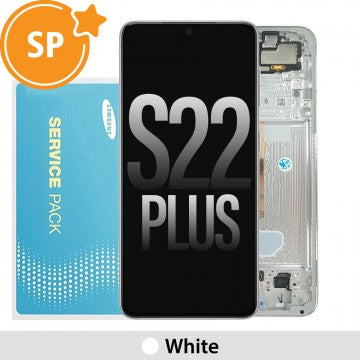 Samsung Galaxy S22 Plus Service Pack Screen - White