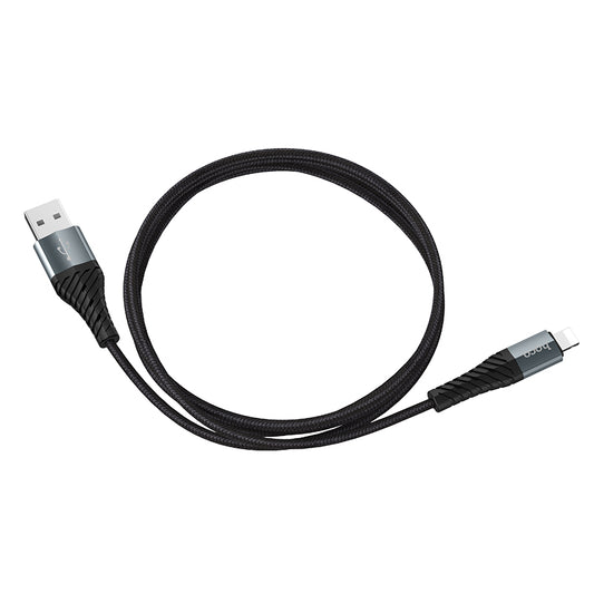 HOCO X38 Cool Charging data cable for Lightning Black 1m