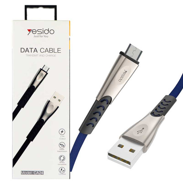 YESIDO Charging Cable 1.2M - Lightning 2.4A CA24L