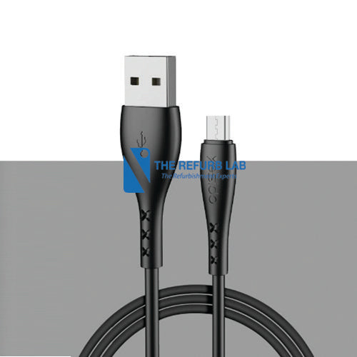 YESIDO Fast Charging Cable 1.2M 2.4A PVC - Mircro Black CA26M