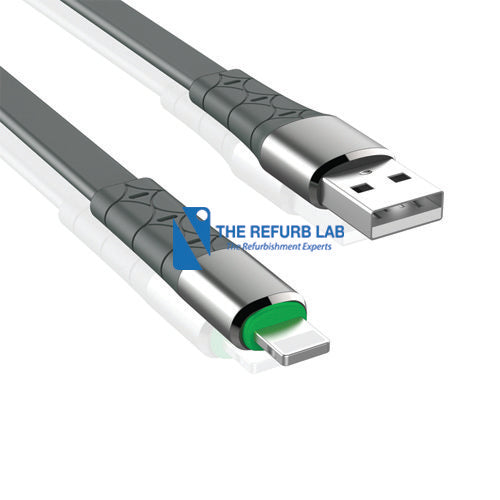 YESIDO Fast Charing Cable 1.2M 2.4A with LED Light- Lightning CA40L