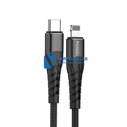 YESIDO Fast Charing Cable 1.2M PD 18W Nylon Braid Type-C to Lightning CA48