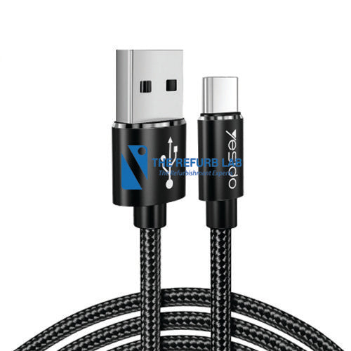 YESIDO Fast Charging Cable 0.3M 2.4A Nylon Braid - Type-C CA54C