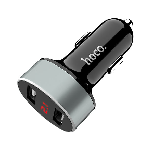 HOCO Z26 high praise dual port car charger with digital display